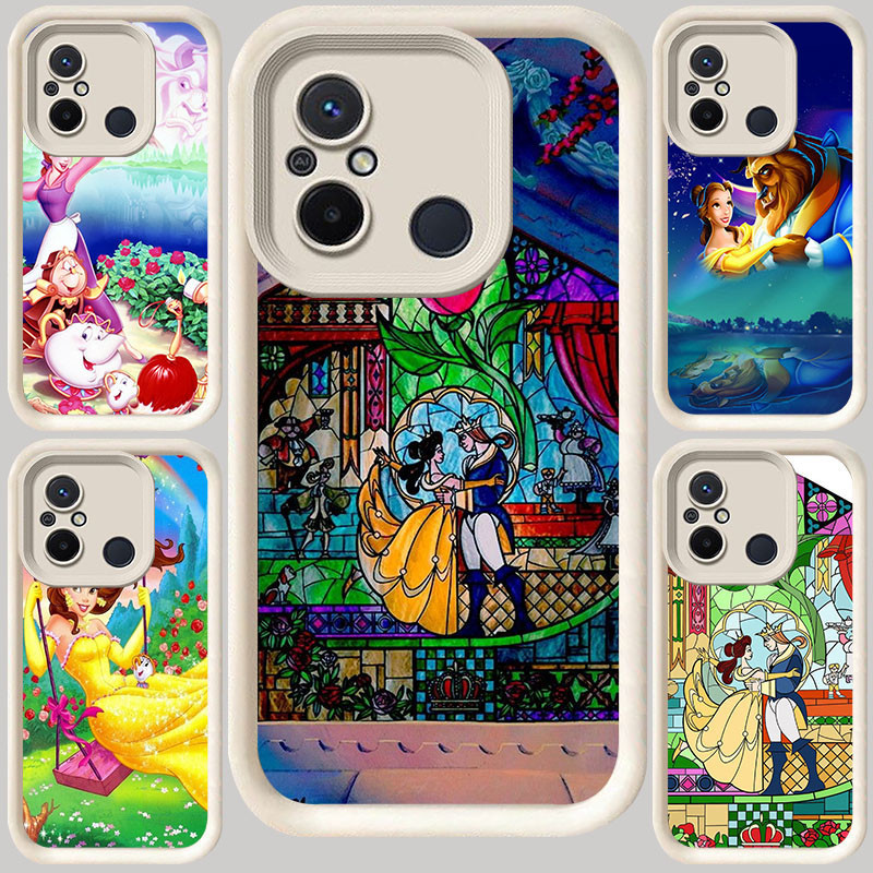 M-113 ความงามและ Beast ปลอกสีขาวสําหรับ Xiaomi Redmi A5 9A POCO C71 C65 9T A1 หมายเหตุ 7 12C M3 M4 1