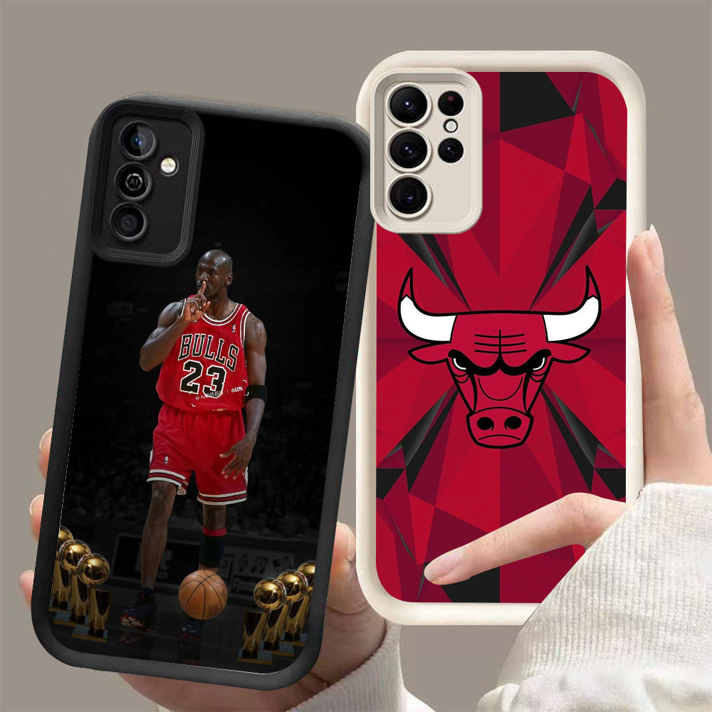 BK-3 Bulls Jordan surprise Casing สําหรับ Samsung M15 A54 A55 S25 S21 S24 FE Ultra 5G