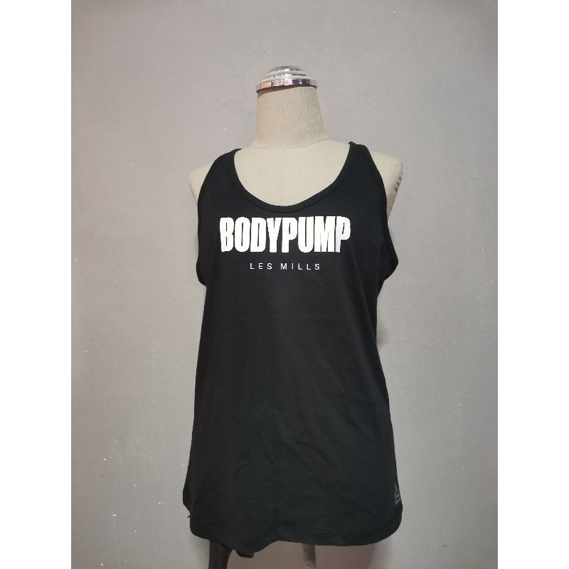 reebox lesmills Body pump (เสื้อออกกำลังกายผู้หญิง Size M)