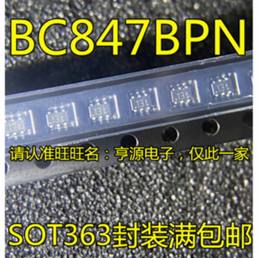 5 ชิ้น BC847 BC847BPN 13T SOT-363 ชิป IC