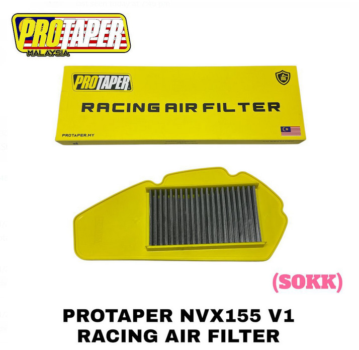 PROTAPER RACING AIR FILETR NVX155 V1 / NVX 155 V1 * สแตนเลส *