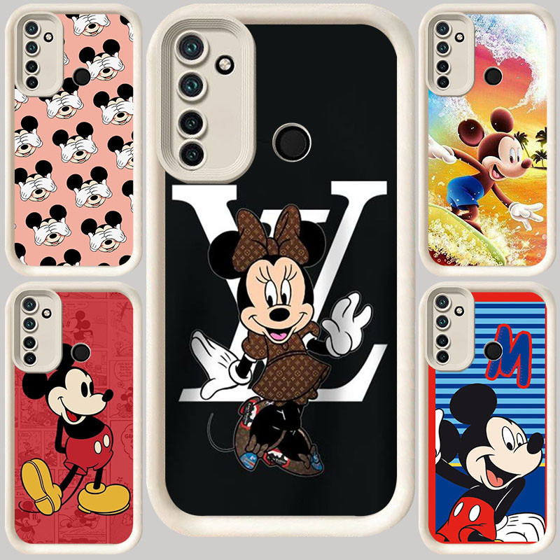 M-62 Mickey MouseปลอกสีขาวสําหรับRealme 14 14t 14x C71 C73 9i 5i C75 C2s C2 6i C17 Narzo 20A 5 10A 1