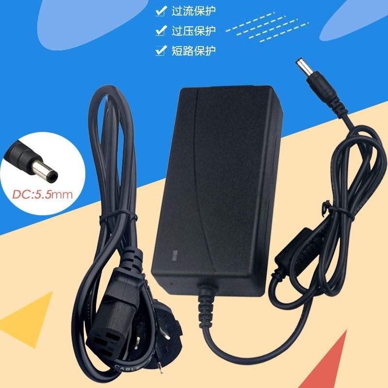 เหมาะสำหรับ Fujitsu Fujitsu Fi-7140 Scanner Power Adapter 24v2.65a สายไฟ