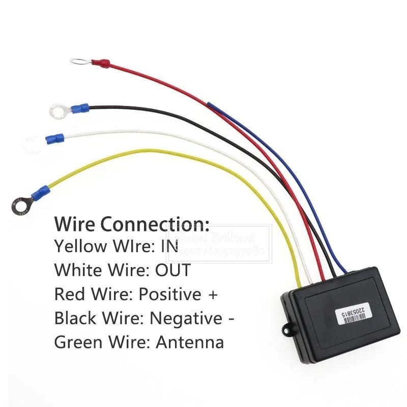 12v.24v Winch Rocker สวิทช์ Thumb 250A/400A/500A Solenoid รีเลย์ Contactor Winch สําหรับ ATV UTV สวิทช์ 4WD 4x4 เรือควบคุม - รูปที่ 6