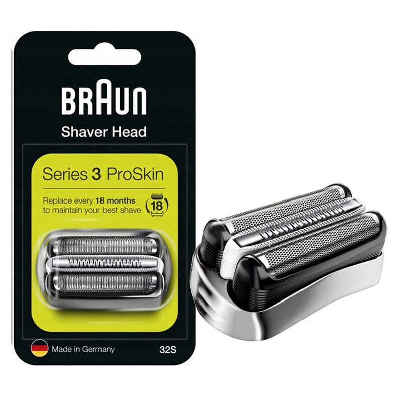 ❤ Braun-Series 3-เครื่องโกนหนวดไฟฟ้าหัวเปลี่ยน Proskin เครื่องโกนหนวดไฟฟ้าชุดร้อน
