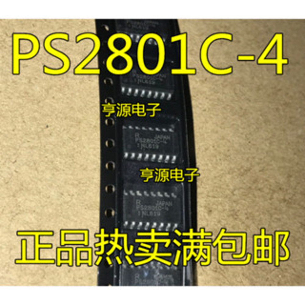 5 ชิ้น PS2801-4 PS2801C-4 SOP-16 ชิป IC