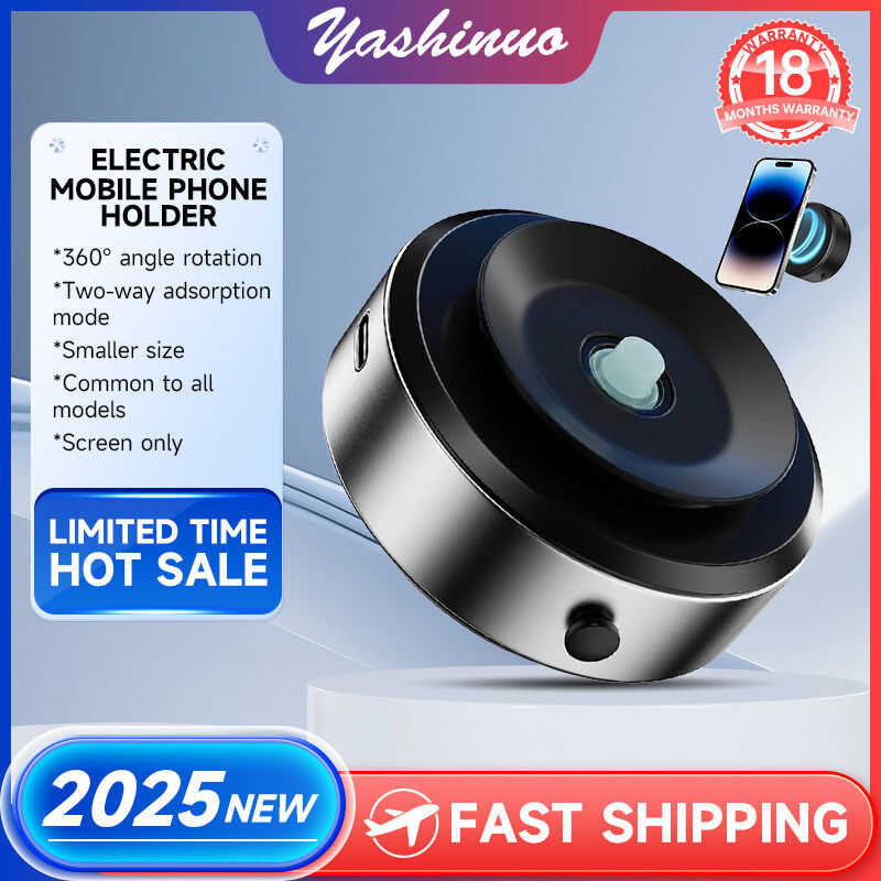 ❤ Yashinuo New Double Sided Magnetic Car Navigation Black Technology Vacuum Adsorption Phone St