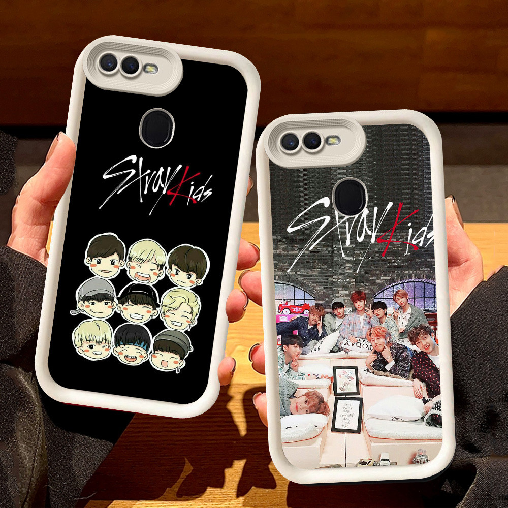 ปลอกสีขาวสําหรับ OPPO F5 A12 A5 A3S A1K A12s F9 A7 F7 A5S A11K A12E Pro S108 Stray Kids