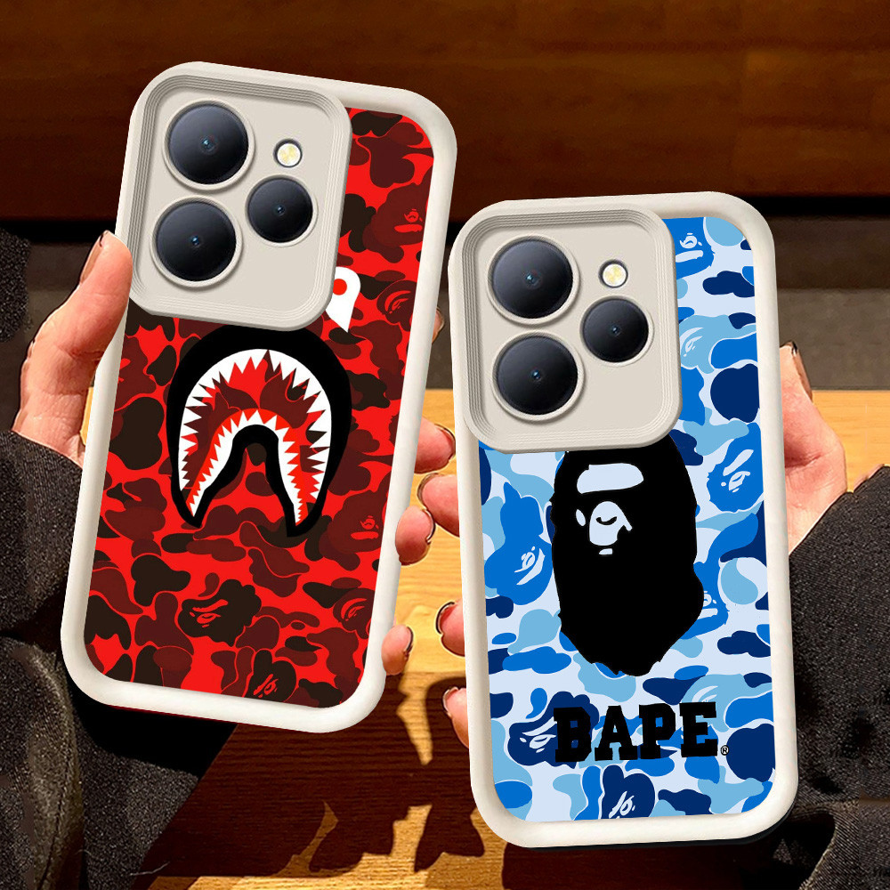 ปลอกสีขาวสําหรับ Tecno POP 8 Spark 30C GO1 GO1S GO GO GO2 9 20 Pova 5 4 7 6 Pro 2024 2023 Plus Camon