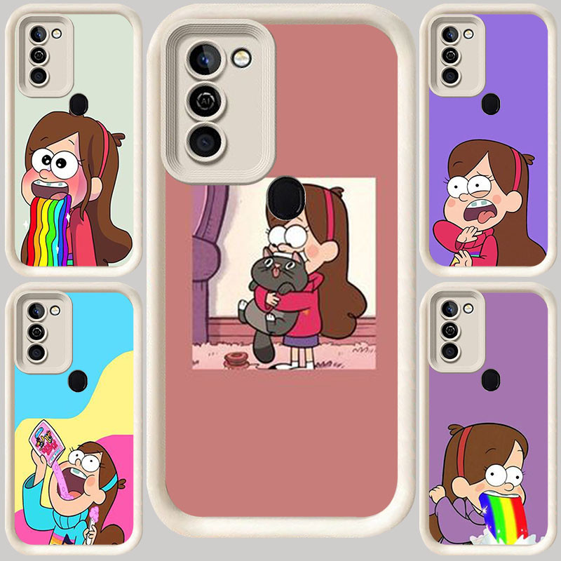 M-40 Gravity Falls Mabel Pines ปลอกสีขาวสําหรับ Samsung A20 M30S A10 A11 A21S A10S A30s A30 A7 A50 A