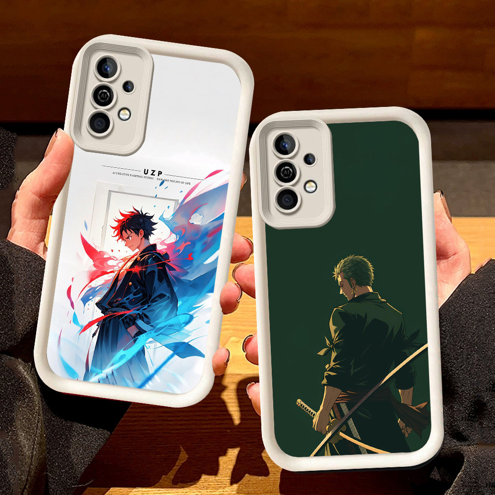 SAMSUNG กรณีสีขาวสําหรับSamsung A55 A14 A56 A35 A16 A36 A04s A05S A15 S25 Ultra A25 A24 A54 A34 5G S