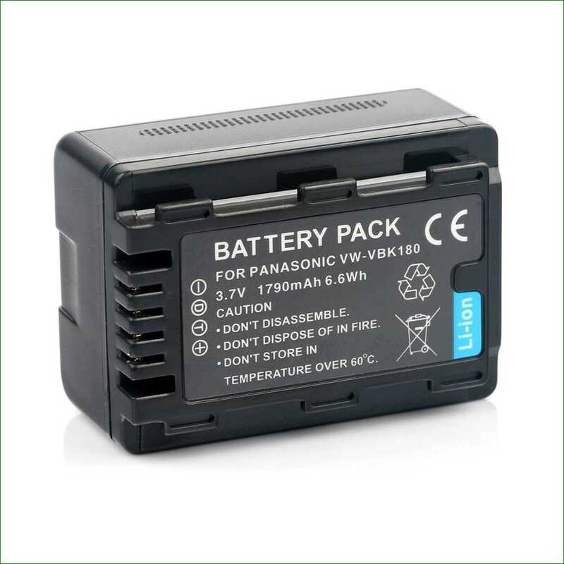▥ สําหรับ  Vw-Vbk180 1790Mah แบตเตอรี่ Li-Ion ใช้งานร่วมกับ Hc-V707 Hc-V700 Hc-V600 Hc