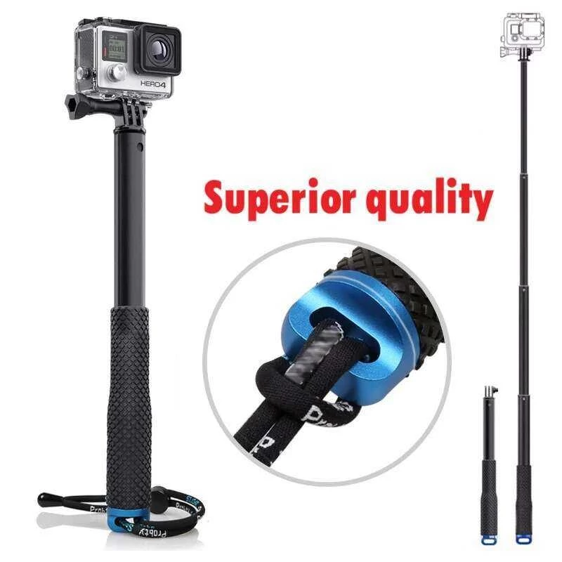 ไม้เซลฟี่สำหรับ Gopro Hero 12 11 10 9 8 7 6 5 และ SJCAM Sj4000 thumbnail 6