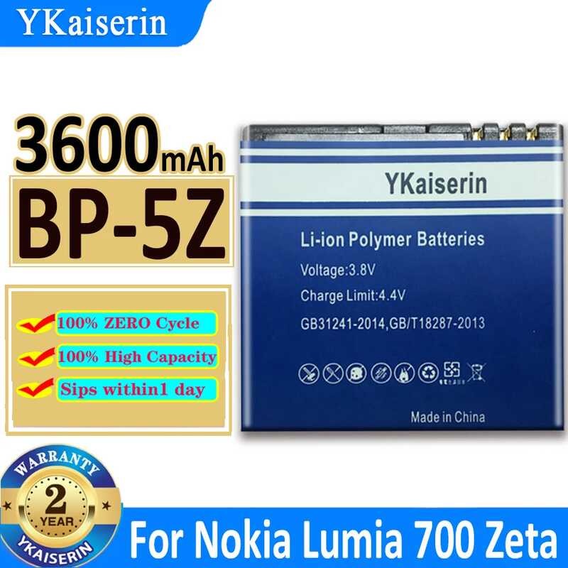YKaiserin แบตเตอรี่ BP-5Z For Nokia Lumia 700 Zeta N700 Lumia700 BP 5Z