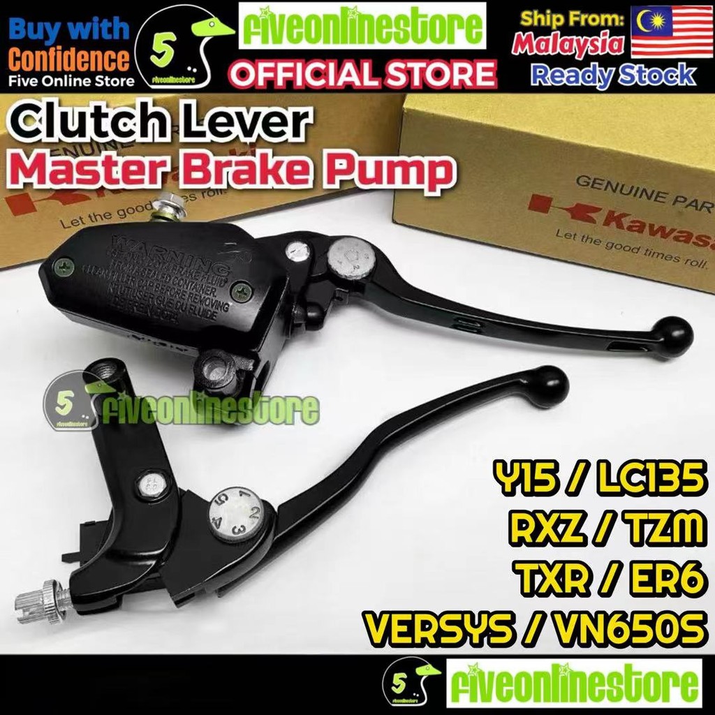 Kawasaki Master ปั๊มชุด ER6 VERSYS VN650S Z800 Z900 Master เบรคปั๊มและคลัทช์ Lever Assy ปรับเปลี่ยน Y15 LC135 RXZ TZM TXR