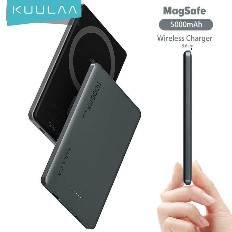 ❤ KUULAA แบตสำรองไร้สาย 5000Mah / 10000Mah Pd20w Portable Charger พาวเวอร์แบงค์ + พาวเวอร์แบงค์
