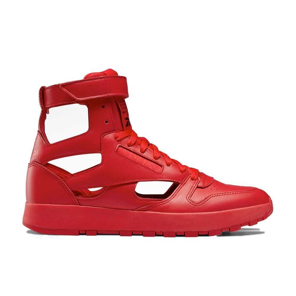 MAISON MARGIELA × REEBOK CLASSIC LEATHER TABI HIGH RED Unused