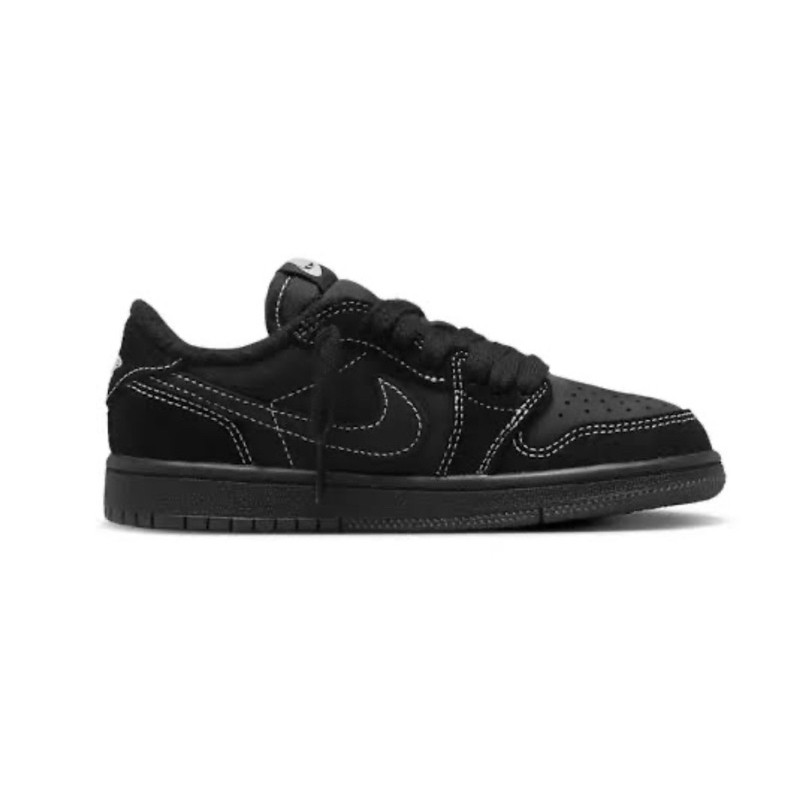 ใหม่พร้อมส่ง ของแท้ รองเท้า Nike Air Jordan 1 x Travis Scott Black Phantom