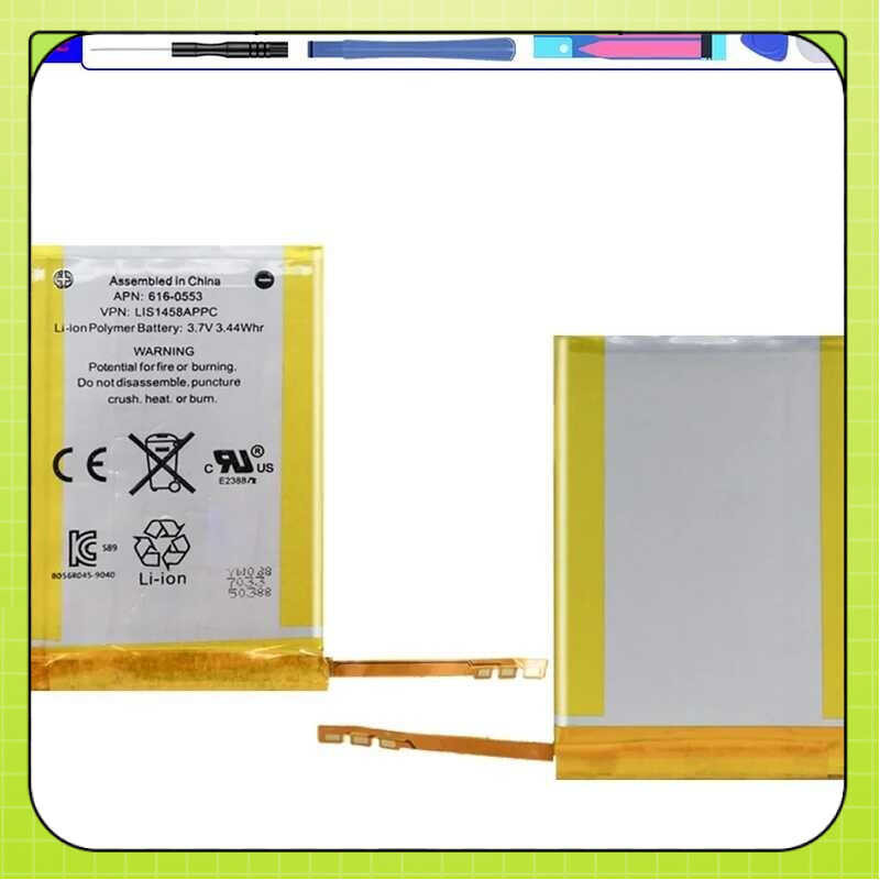 แบตเตอรี่เครื่องเล่น 930mAh สำหรับ Apple IPod Touch 4th 4g LIS1458APC，iPod Touch 1th แบตเตอรี่ + หมา