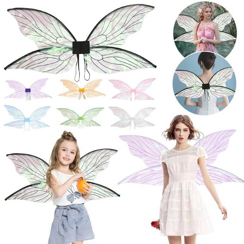 LY Halloween Fairy Wings Cosplay Props Princess Butterfly Wings Fancy Stage Performance Dress Party