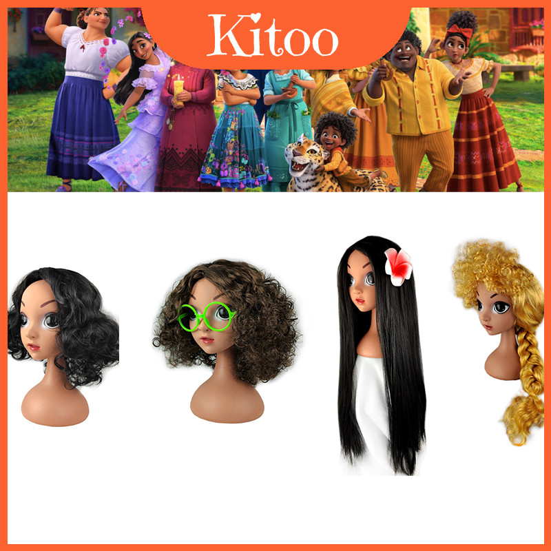 สําหรับวิกผม Occasion Encanto ที่สมบูรณ์แบบสําหรับ Mirabel Isabella Bruno และคอสเพลย์ Pepa Props