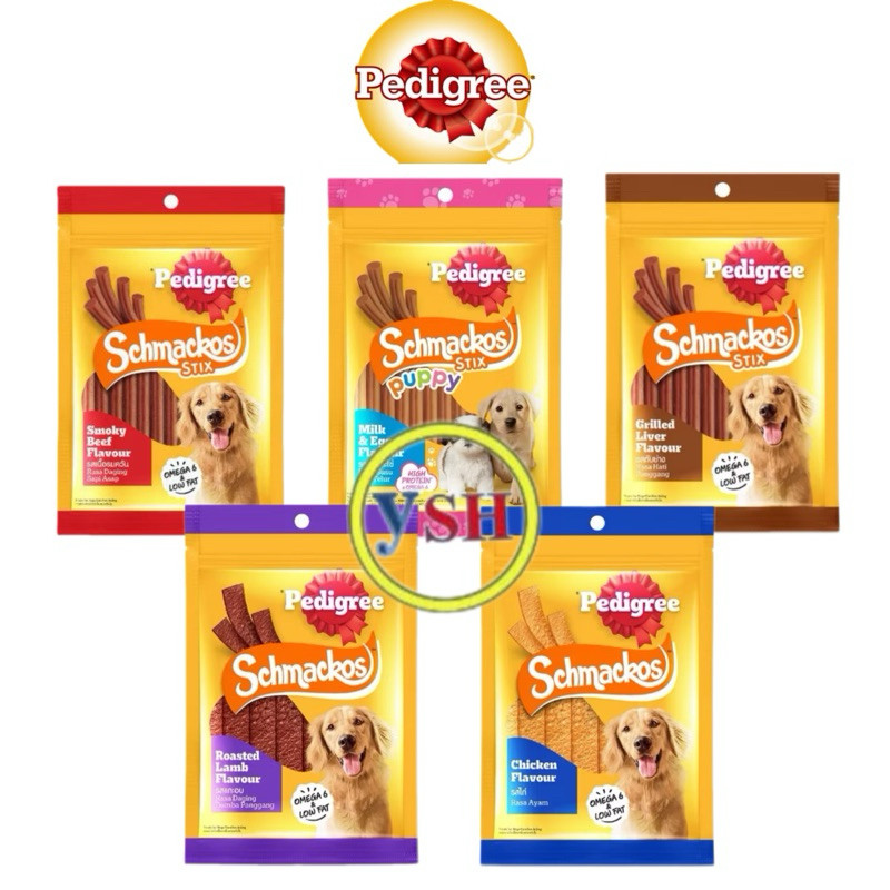 hot🔥การประกันคุณภาพ🔥 import PEDIGREE Schmackos Dog Stix 70G