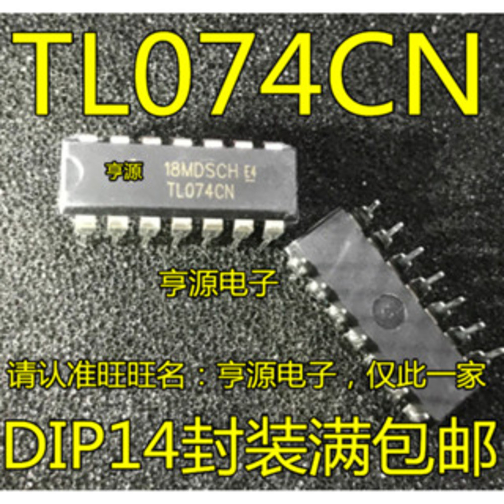5 ชิ้น TL074 TL074CN DIP-14 ชิป IC