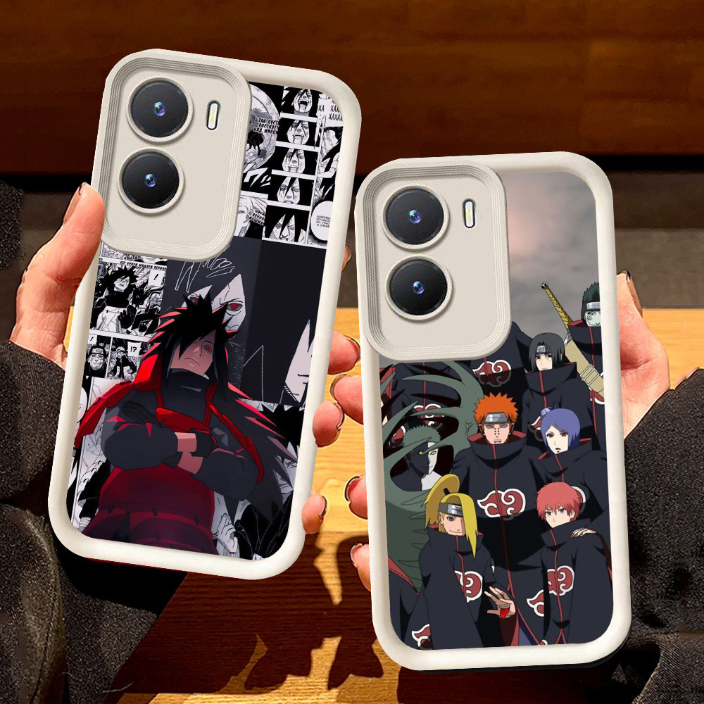 ปลอกสีขาวสําหรับ VIVO Y22 Y22s Y75 IQOO Z9 13 Z10 Y35 Z9X Y15a Y55 Y15s Y01 Y16 Y56 T4 5G S7 Naruto