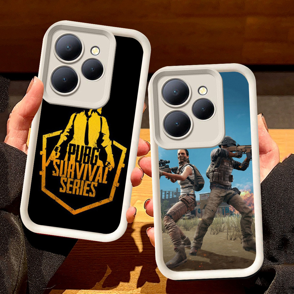 ปลอกสีขาวสําหรับ ITEL A50 P65 S23 A80 A70 P55 RS4 A90 5G S44 PUBG เกม