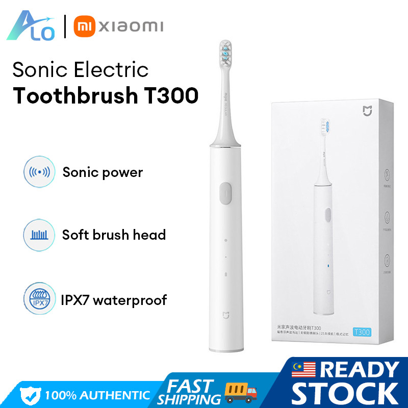hot🔥การประกันคุณภาพ🔥 import Xiaomi Mijia Electric Toothbrush T300 Sonic Brush Ultrasonic Whitenin