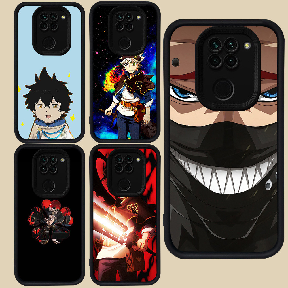เคสสีดําสําหรับ Xiaomi Redmi Note 9 8 9S Pro Max R98 Black Clover
