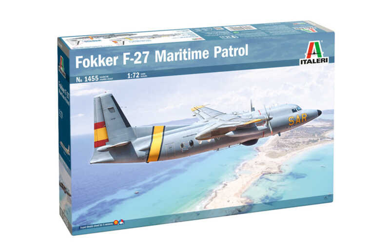 โมเดลชุด ITALERI 1455 1/72 เครื่องบินลาดตระเวนทางทะเล Fokker