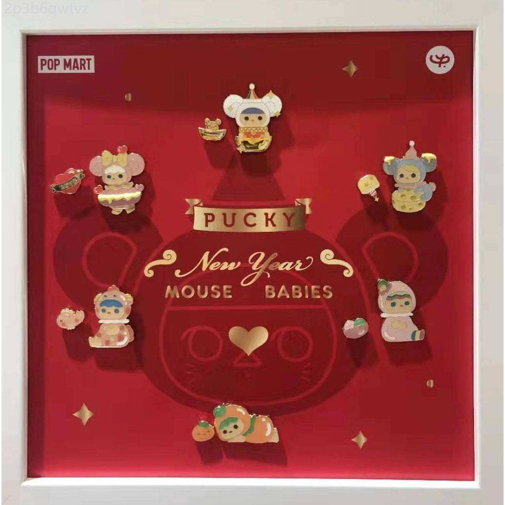 จุดสินค้า ♞POPMART Limited Edition PUCKY Baby Pidgey Badge กล่องตาบอด ของขวัญปีใหม่