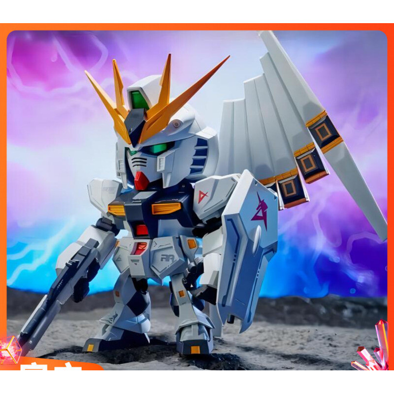 ของเล่น Vivi Bandai Niu Gundam Mystery Box QMSVmini Series RX-93 VAM อินเทรนด์เล่นรูปของขวัญตกแต่ง 250103