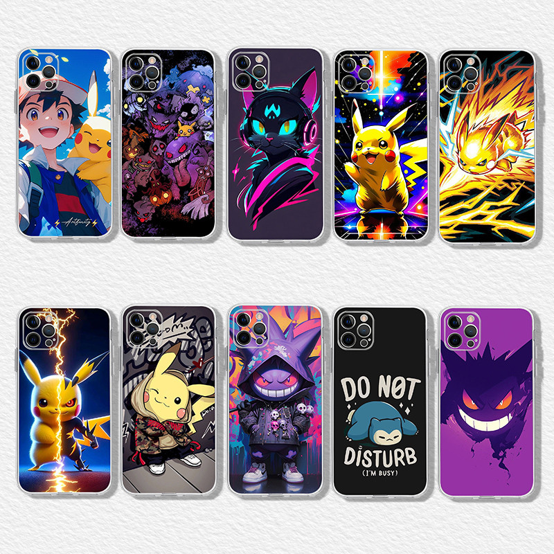 เคสโทรศัพท์ใสแบบนุ่มสําหรับ Huawei Y7 Y7A Y8P Y8S Y9 Prime Y9S Honor 8X 8HT เคสโปเกมอน