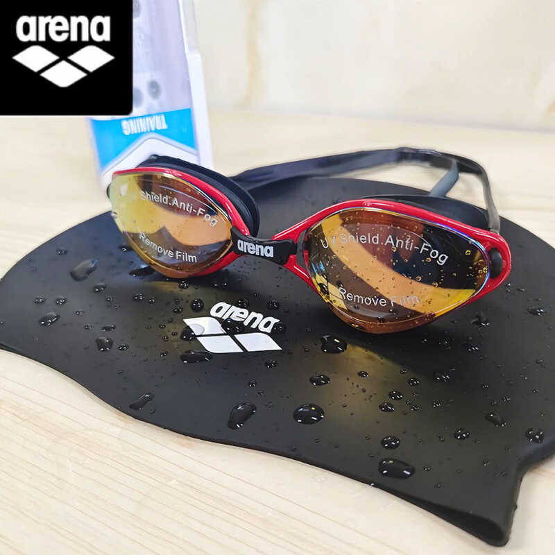 ❤ แว่นกันน้ำ Arena สำหรับผู้ชายและผู้หญิง ฝึกซ้อมว่ายน้ำระดับมืออาชีพ แว่นกันน้ำมัน หน้ากากว่าย