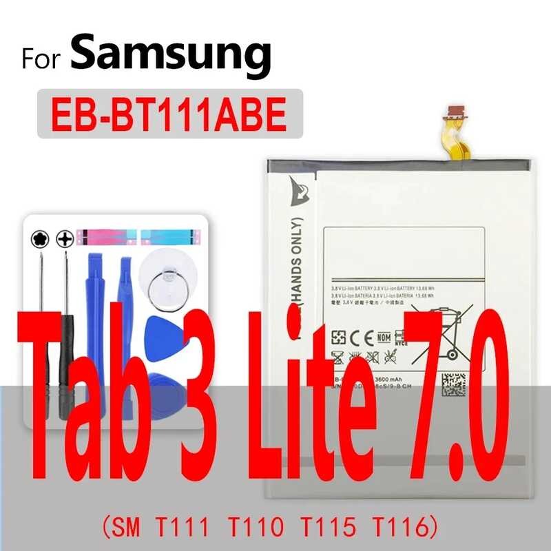 ❥ แบตเตอรี่สำหรับ Samsung Galaxy Note 8.0 10.1 12.2 Pro/Tab 2 3 4 7.0 Lite Edit