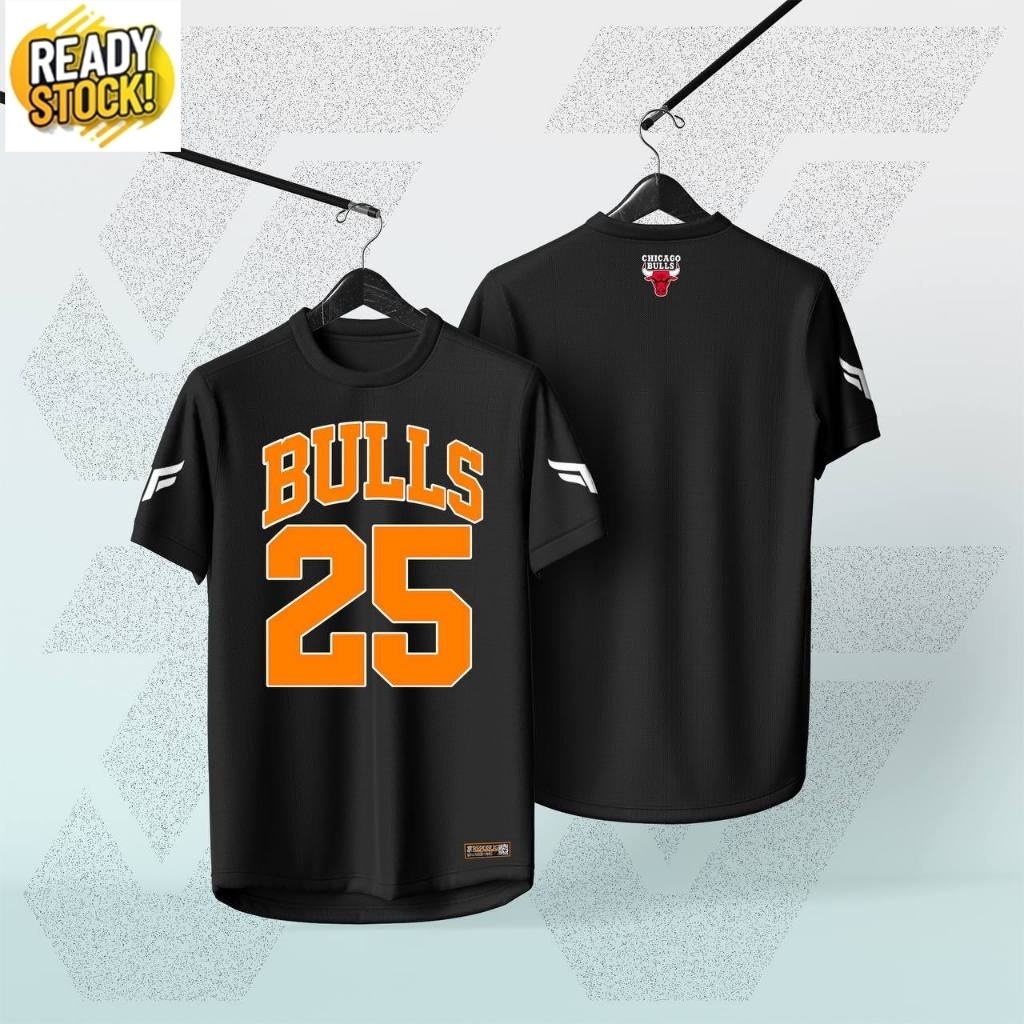 BULLS Edition Baju Jersey TJ BULLS 25 Jersi TJ BULLS แห้งเร็วสําหรับ Unisex 100 ซม.-3XL