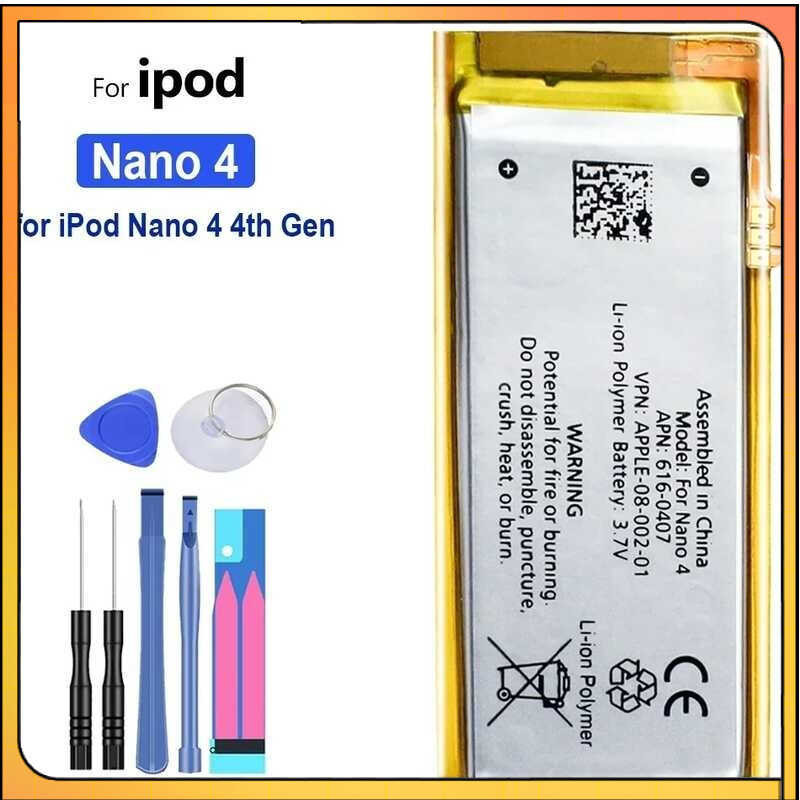 เปลี่ยนแบตเตอรี่ Nano2 Nano4 Nano5 Nano6 Nano7 สำหรับ Apple iPod Nano3 3TH 3Gen 4 5 6 7 MP3 Batra