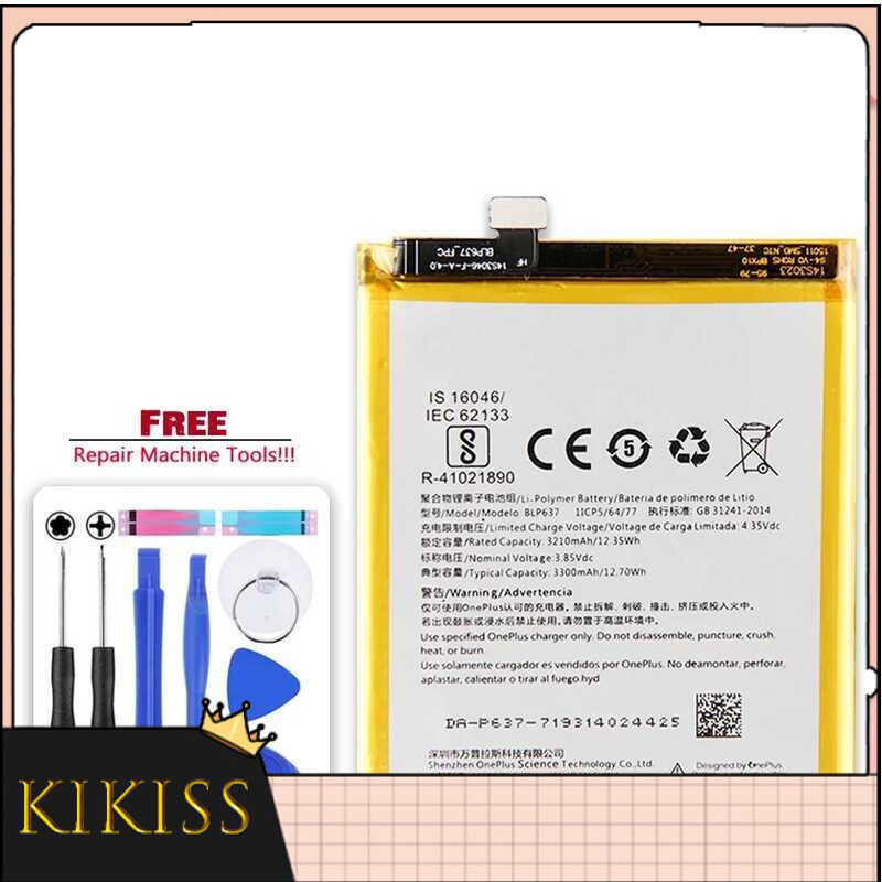 แบตเตอรี่ BLP637 BLP743 BLP613 BLP745 BLP699 BLP633 BLP685 จาก OnePlus 3 3T Pr 7T 1 + 5 / 5T 6T / 7 