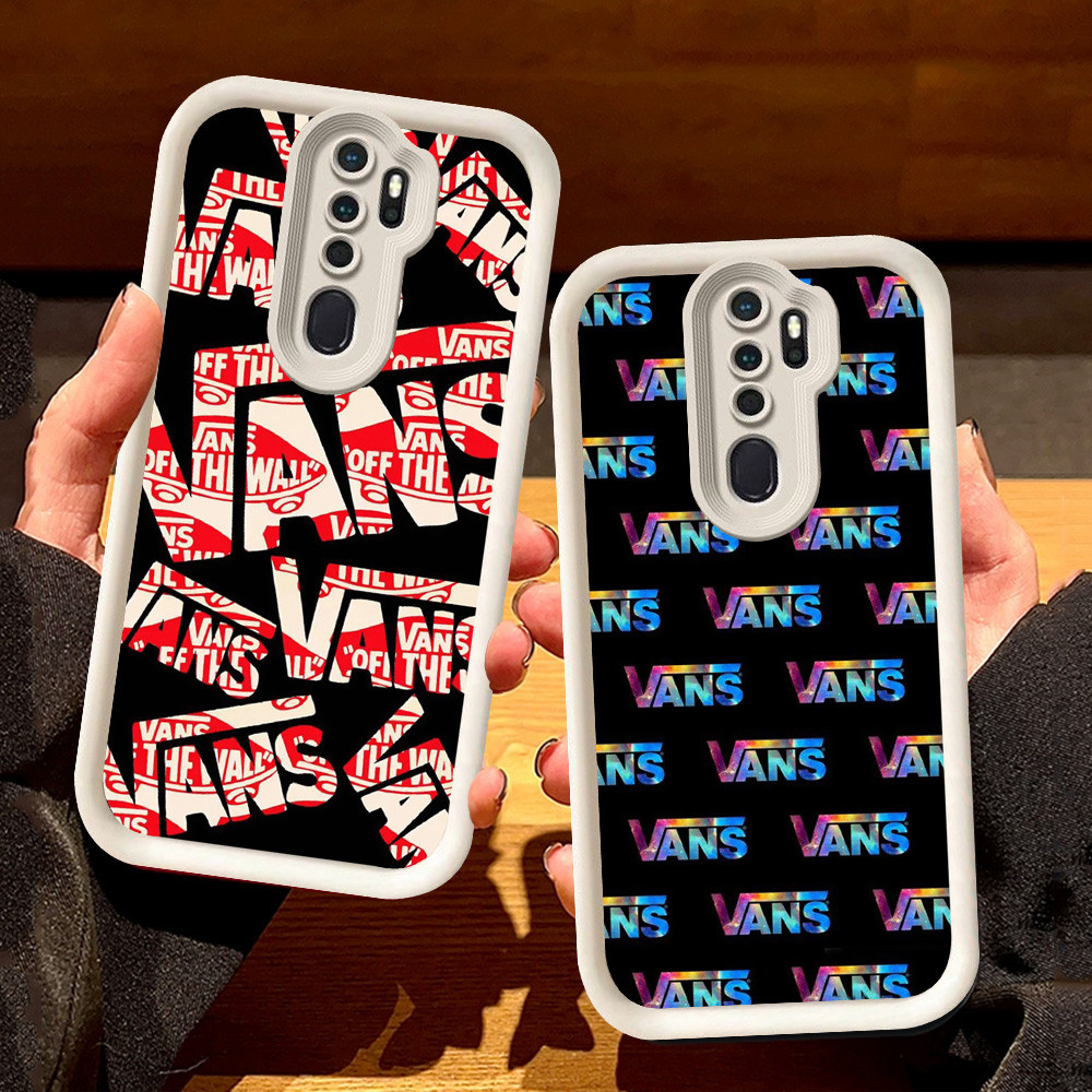 เคสสีขาวสําหรับ OPPO Reno A37 A83 A9 F11 2F A39 A5 2020 2Z Pro S9 V-vans