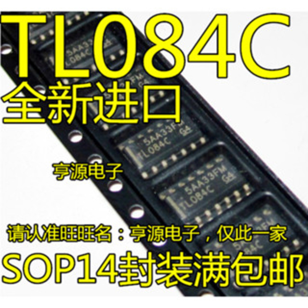 5 ชิ้น TL084C TL084CDR TL084CDT 084C SOP-14 ชิป IC