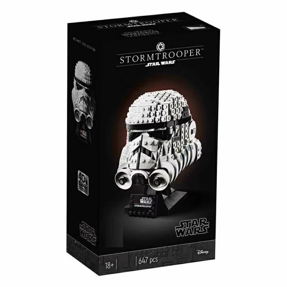 เข้ากันได้กับ LEGO Star Wars 75276 หมวก Stormtrooper Avatar Boy ประกอบของเล่นบล็อกอาคาร