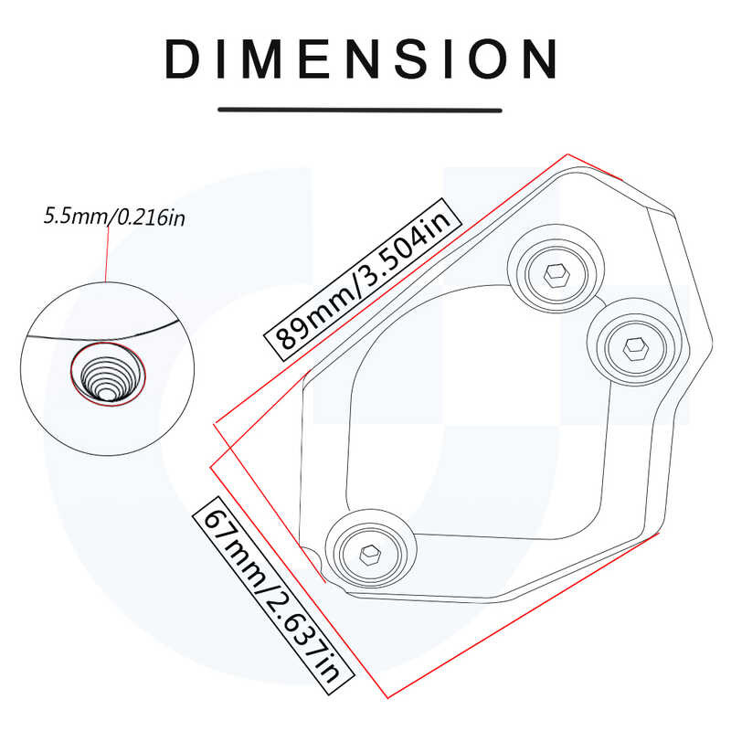 ❥ F650 F700สำหรับ F700gs F650gs F 700 650 GS 2008-2017 2016ขาตั้งมอเตอร์ไ