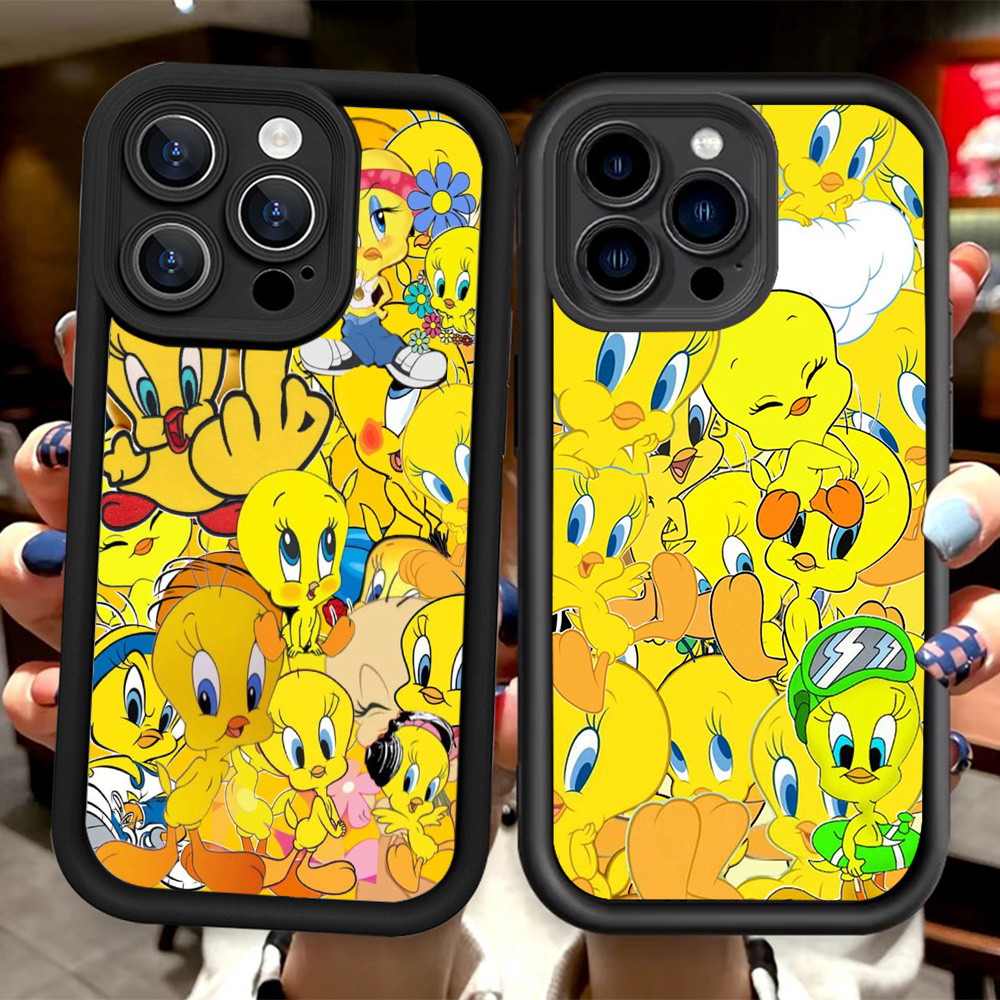 Q-75 Twenty bird ปลอกสีดําสําหรับ VIVO V15 V23 V23E V25 V25E V40 Lite 5G V9 Y02 Y02A Y02T Y03 Y03T Y