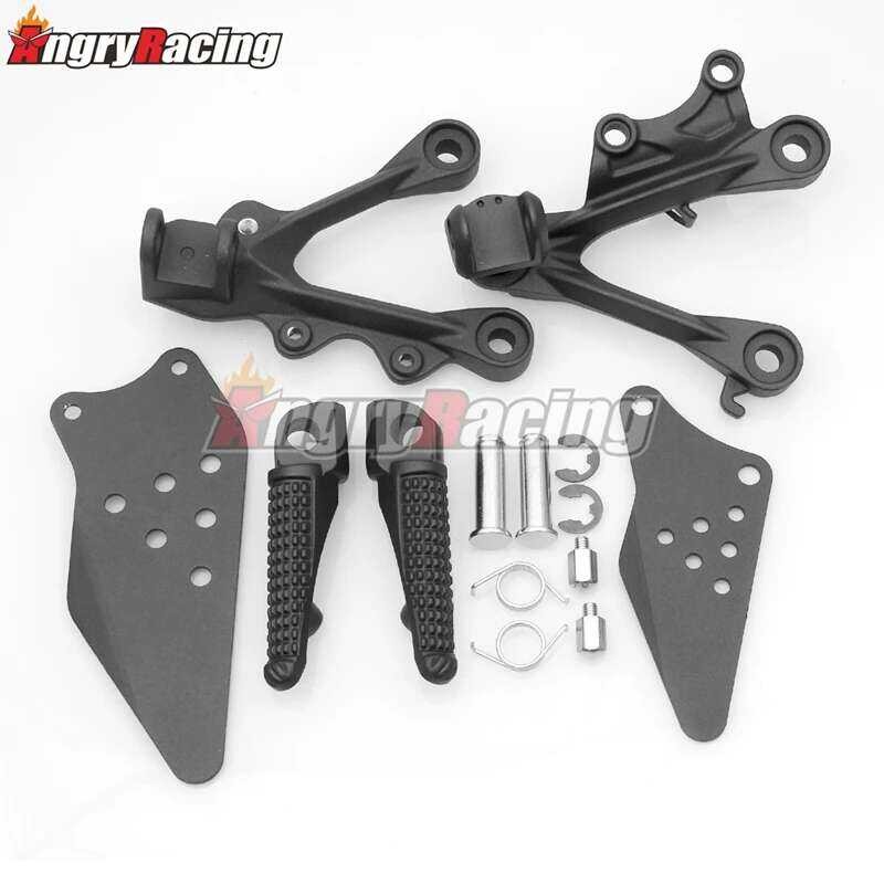 ❥ รถจักรยานยนต์เท้าหมุดเท้าสำหรับ Kawasaki Zx6r Zx-6R 6R 2009 2