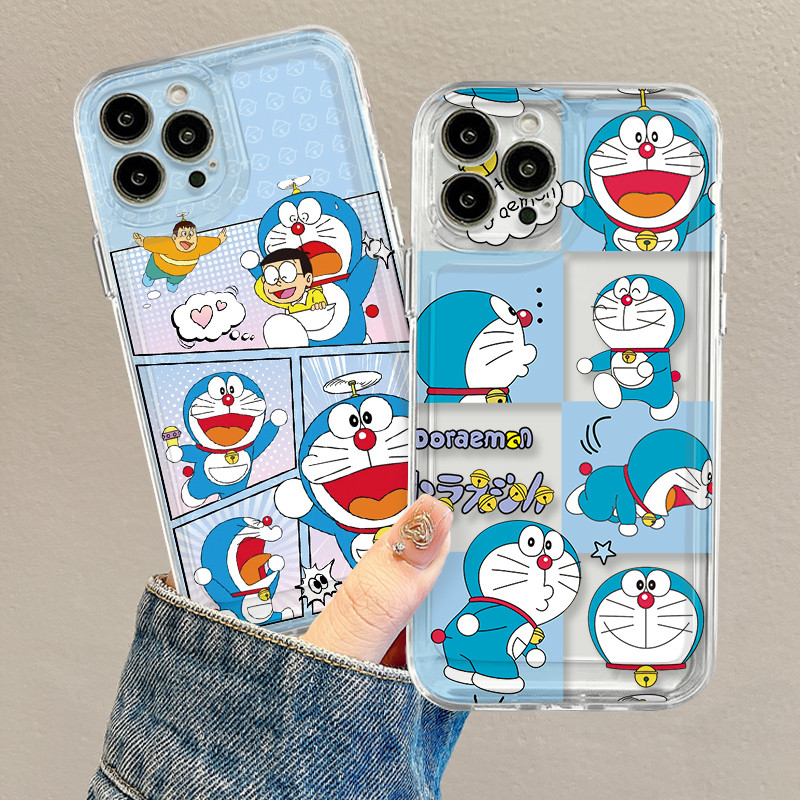 ที่ไม่ซ้ํากันสนุกการ์ตูนโดราเอมอนสําหรับvivo Y01 Y02 Y02A Y03 Y10 Y12 Y15 Y15A Y15C Y15S Y16 Y17 Y17S Y75 S10E S12 V23 V23E V9 Y85 Y3Sนุ่ม