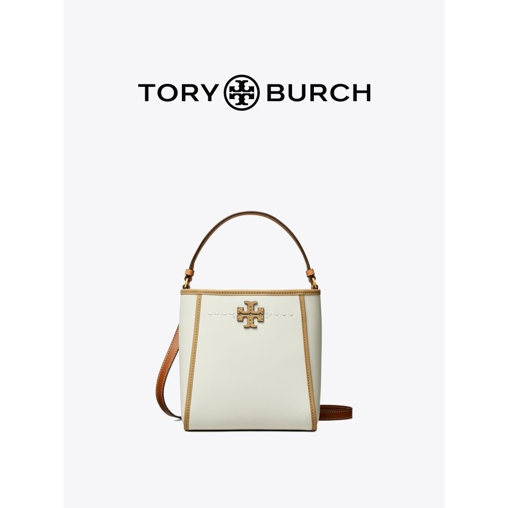 TORY burch/outlet TB McGraw กระเป๋าสตรีกระเป๋าถังขนาดเล็ก148635