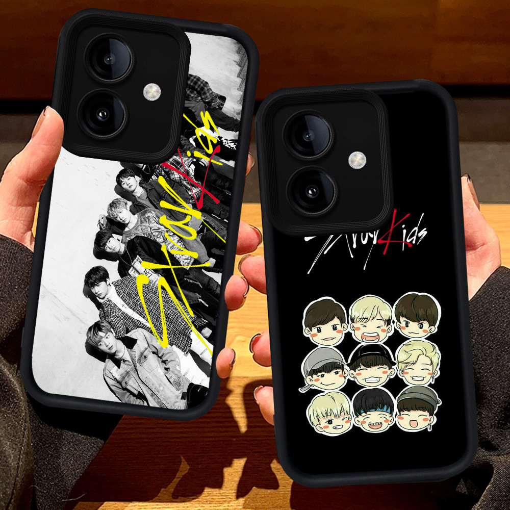 S108 Stray Kids Casing สําหรับ OPPO A79 A3X A3 A5 Pro A5X 5G สีดํา