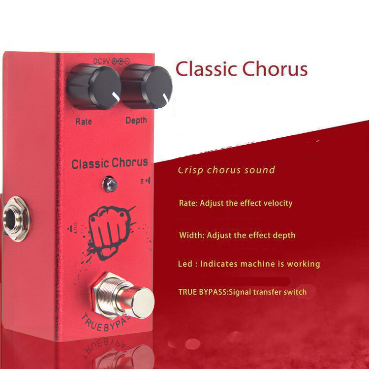 เอฟเฟกต์กีตาร์ไฟฟ้า Classic Chorus Effect Pedal Guitar Effect Pedal